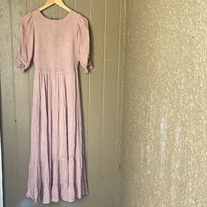 Carly Jean Los Angeles tiered maxi dress